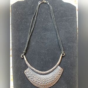 Bohemian Bronze Statement Necklace
